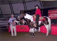 Keotas Fast Cash receiving Hi Pt Sr horse award at the 2010 APHA Zone 10 Show.  Photo taken by Arto Photography